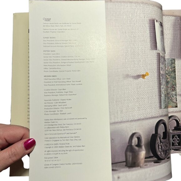 Pottery Barn Work Spaces Design Book 2004 Hardcover Creative Workspaces - Picture 2 of 7